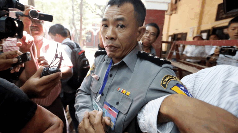 Myanmar Sentences Policeman who Testified Reuters Reporters were Framed