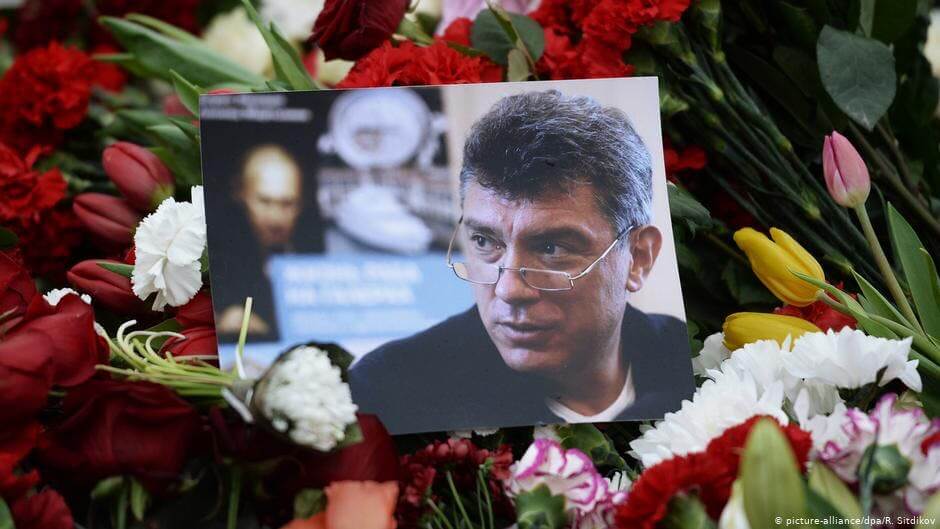 Russians commemorate anniversary of slain politician Boris Nemtsov's death | News | DW | 25.02.2018