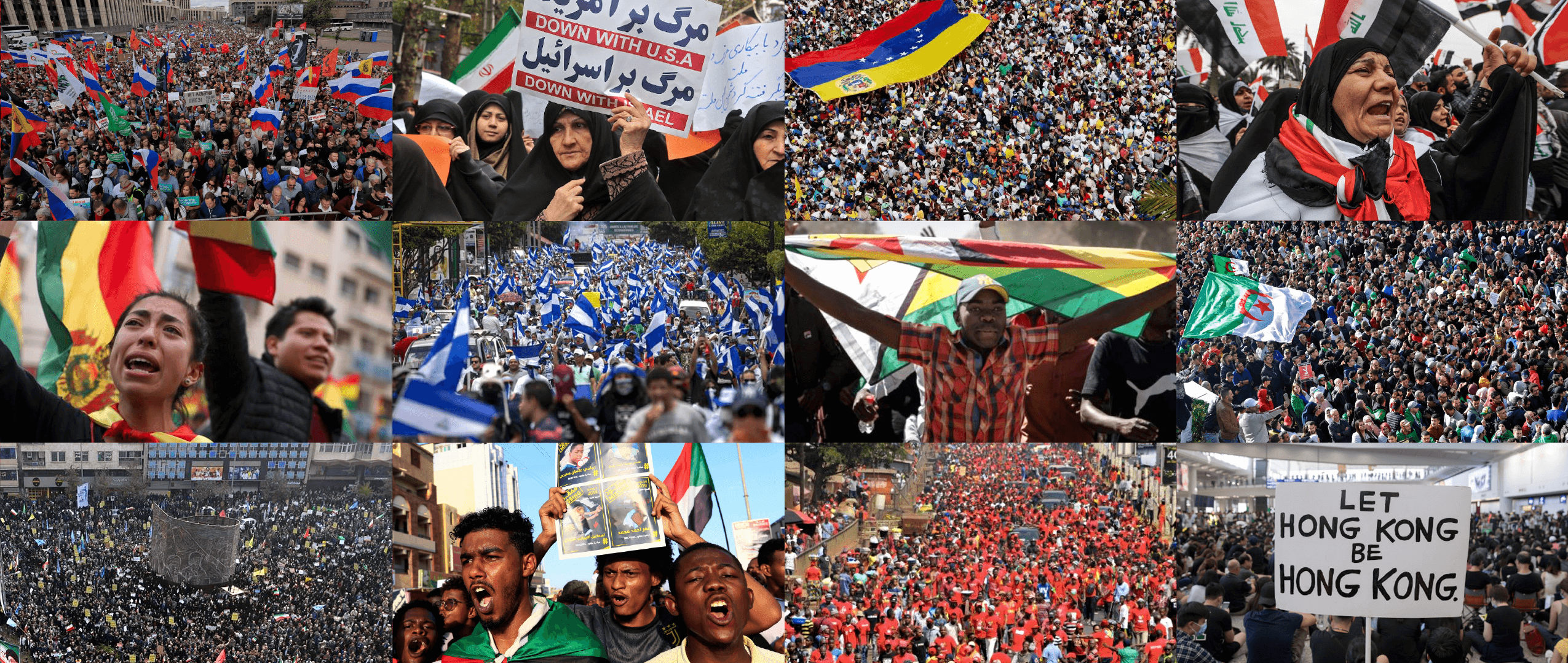 The State of Protest: Russia, Egypt, Bolivia, Iraq, Guinea, and Iran