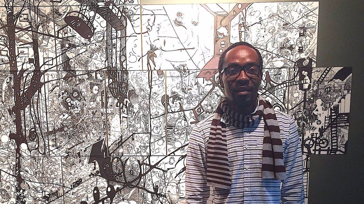 An imprisoned West African graphic novelist received the Courage in Cartooning award