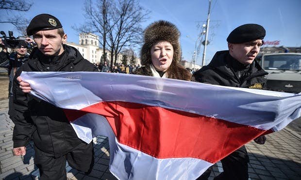 Protesters arrested in Belarus during opposition rally
