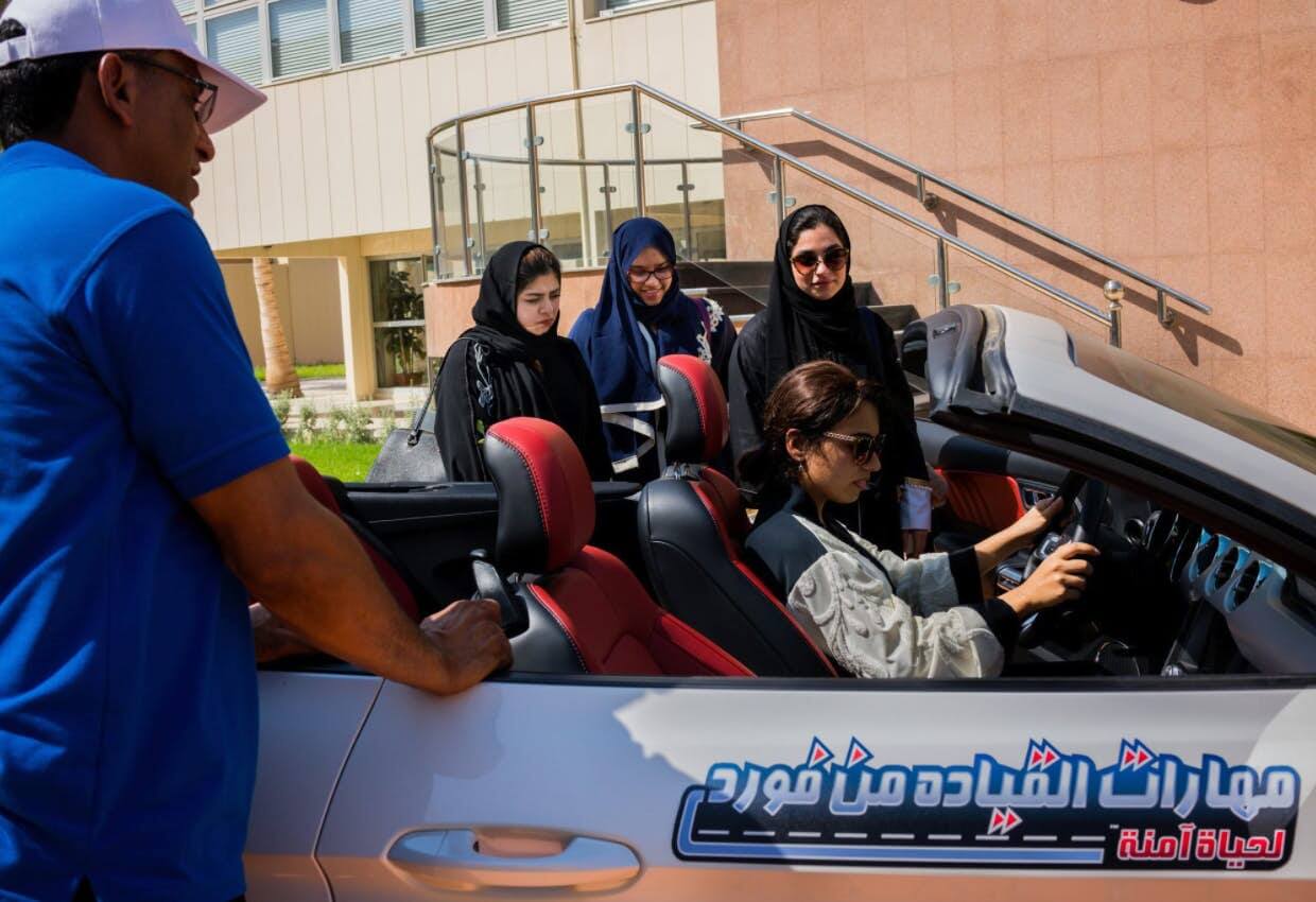 ‘Oh My God’ Turns to ‘Yay Me’ as Saudi Women Practice Driving