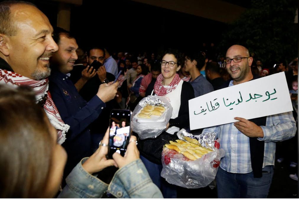 Young Jordanians taste political protest for the first time