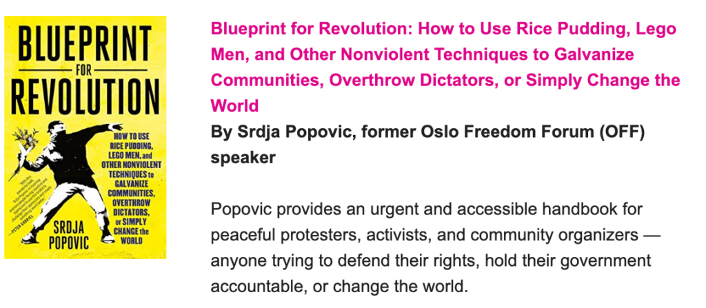 Blueprint for revolution - Srdja Popovic