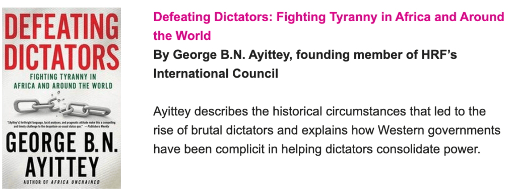 Defeating dictators - George Ayittey