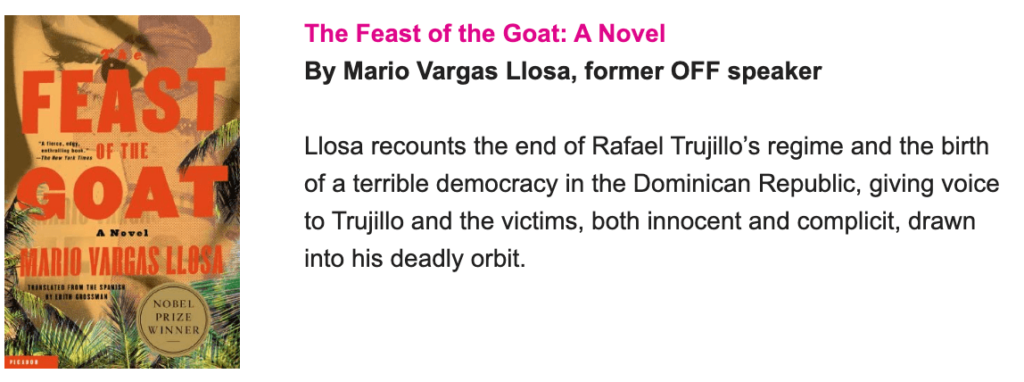 The Feast of the Goat - Mario Vargas Llosa