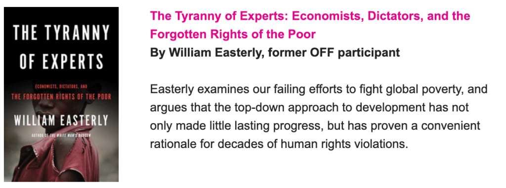 The tyranny of experts - William Easterly