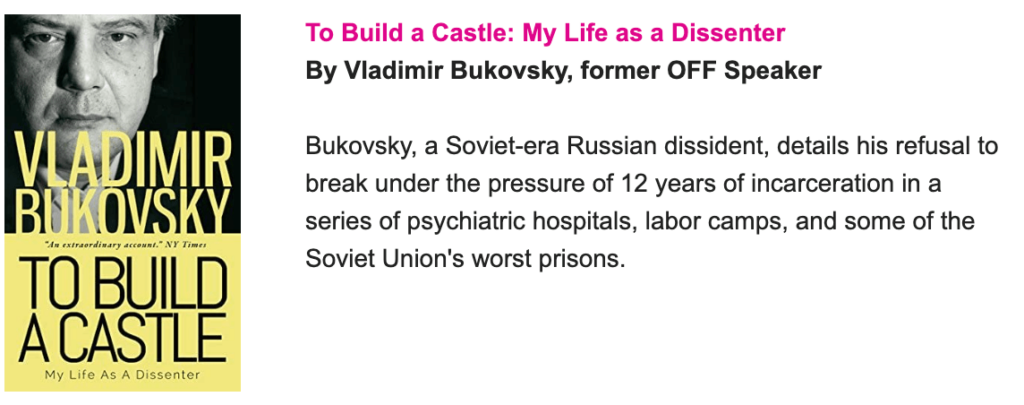 To build a castle - Vladimir Bukovsky