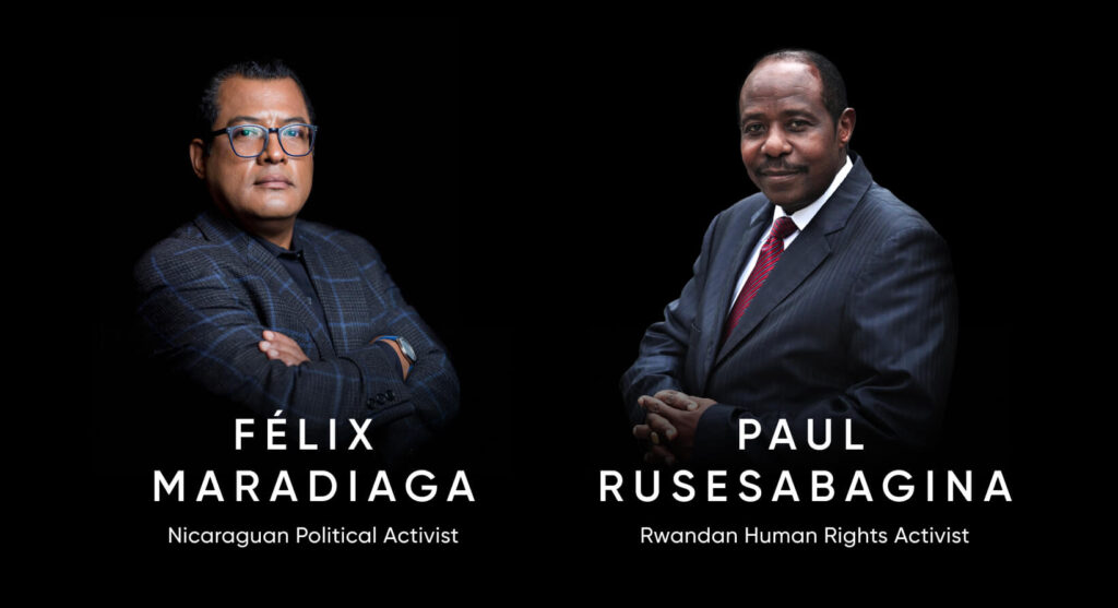 Activists Félix Maradiaga and Paul Rusesabagina