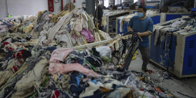 26 million tons of clothing end up in China’s landfills each year, propelled by fast fashion