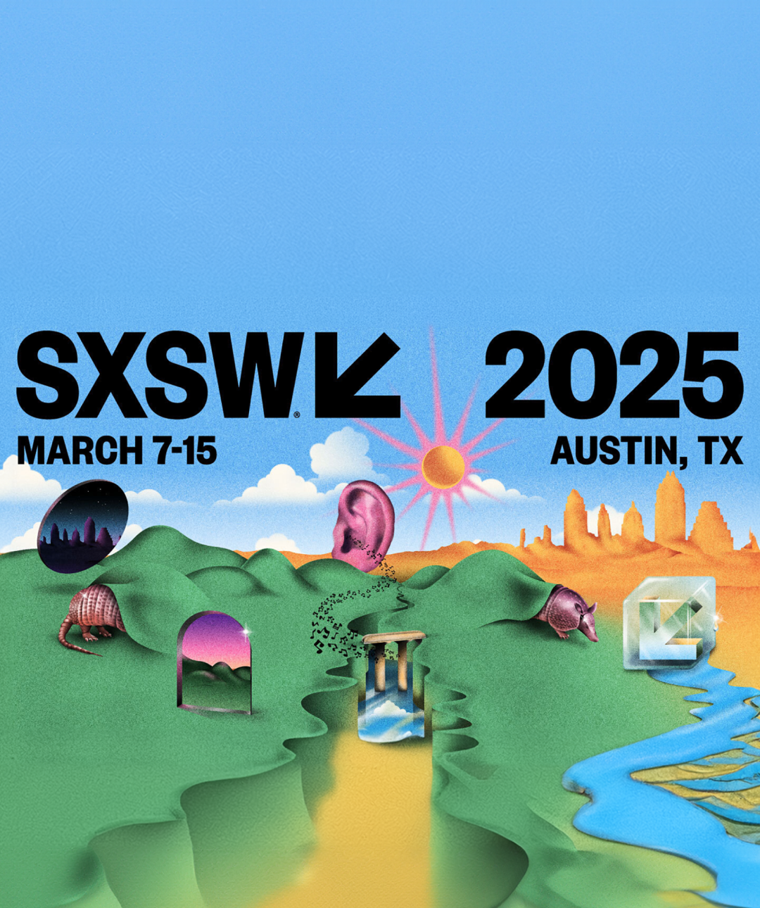 SXSW 2025 event themed header