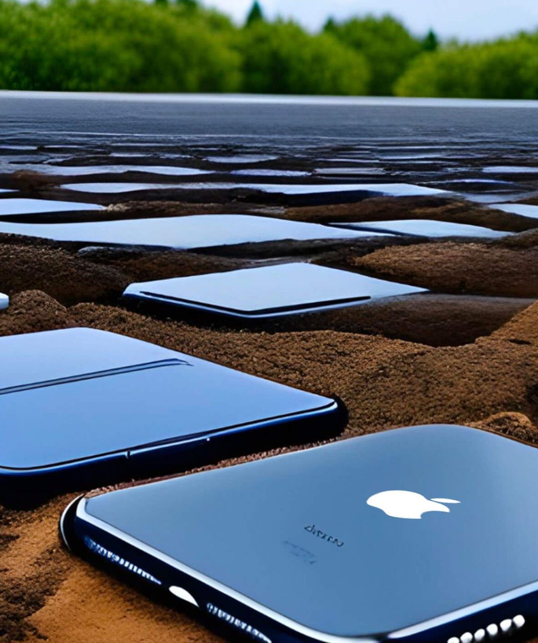 Farm of iPhones