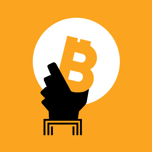 Bitcoin development fund header image with orange background