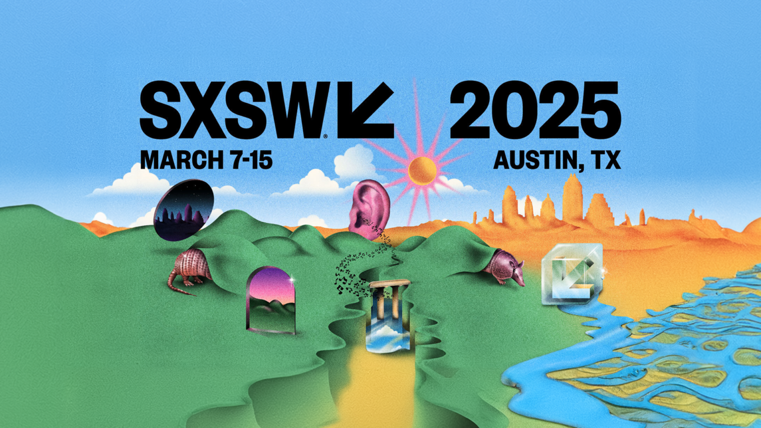 SXSW 2025 event themed header