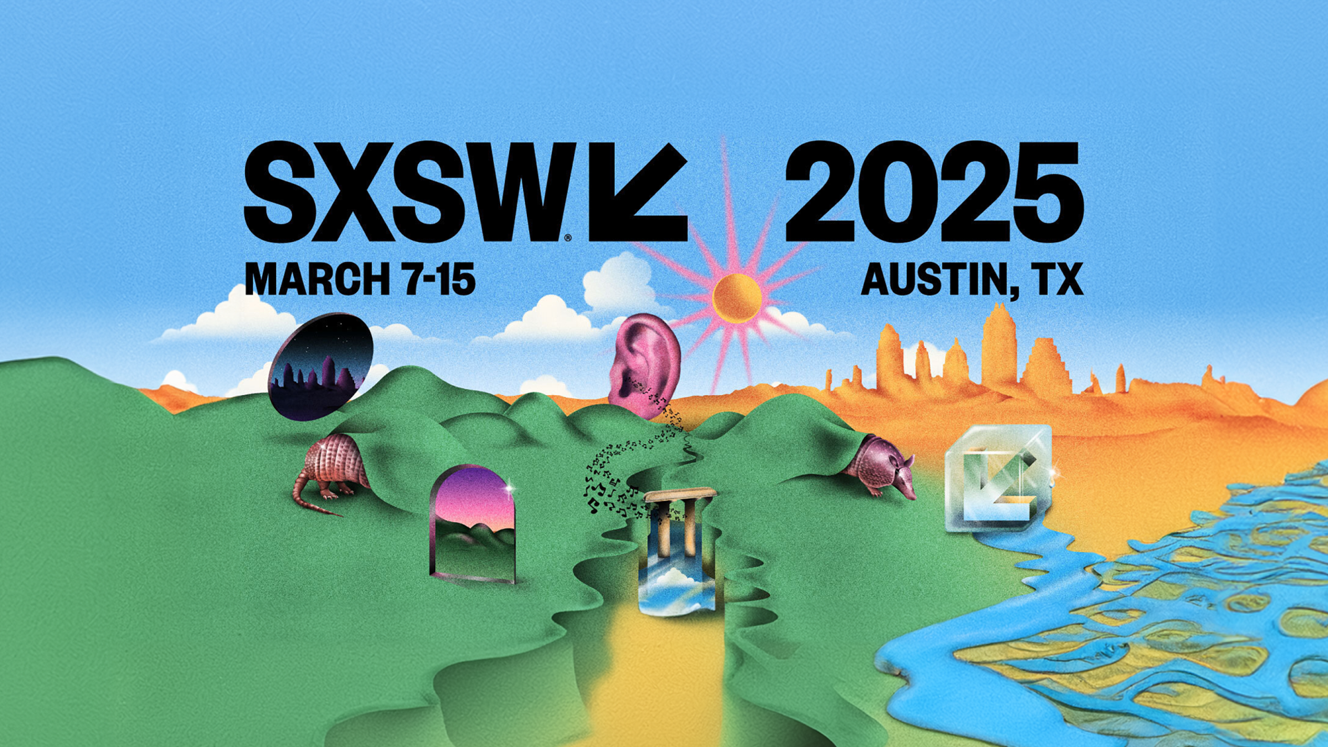 SXSW 2025 event themed header