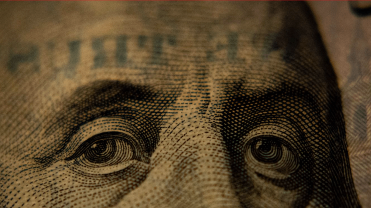 Header for the The Signal and HRF collaboration featuring Benjamin Franklin on a one hundred dollar bill