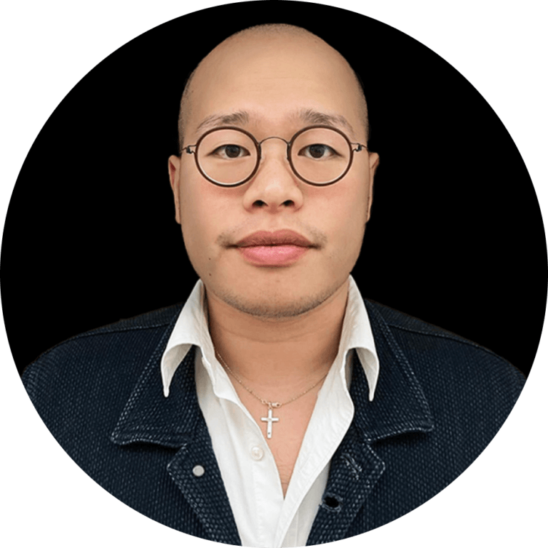 Sebastien Lai son of Jimmy Lai header with black background
