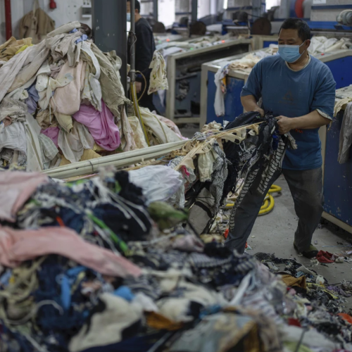 26 million tons of clothing end up in China’s landfills each year, propelled by fast fashion