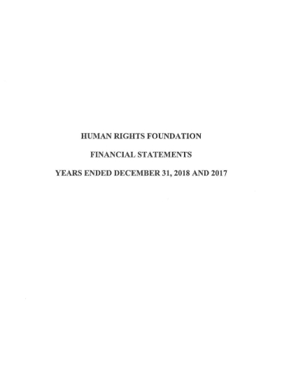 2018 Financial Report
