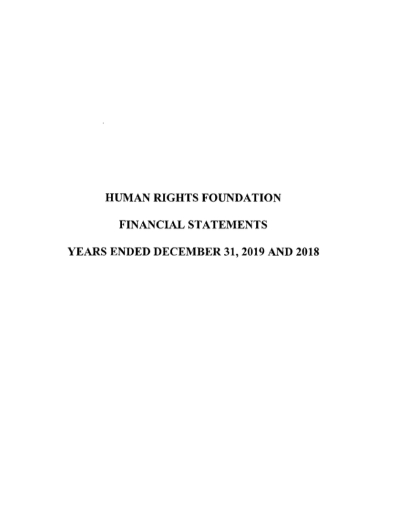 2019 Financial Statement