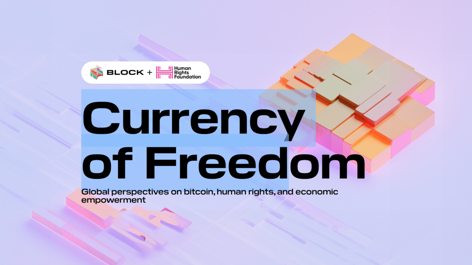 Join HRF and Block for a Virtual Event on Financial Freedom this Monday, Nov. 7