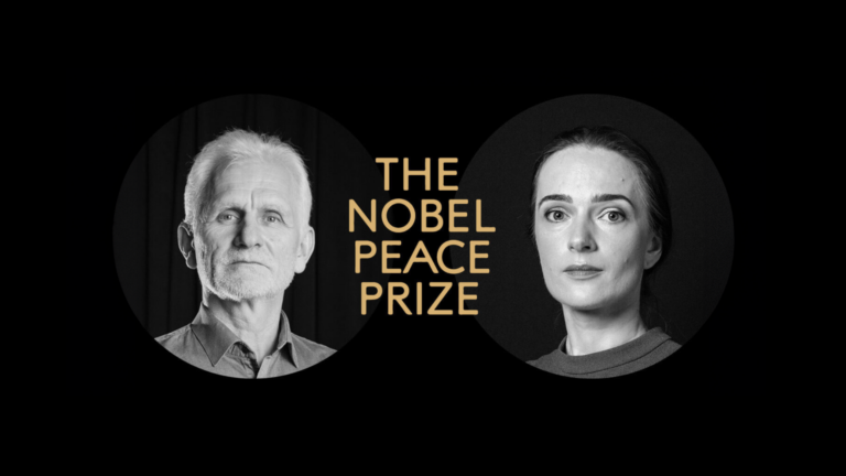 OFF Speakers Oleksandra Matviichuk & Ales Bialiatski Awarded Nobel Peace Prize