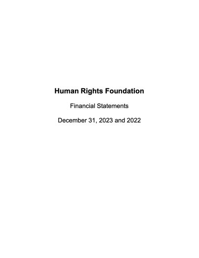 2023 Financial Statement