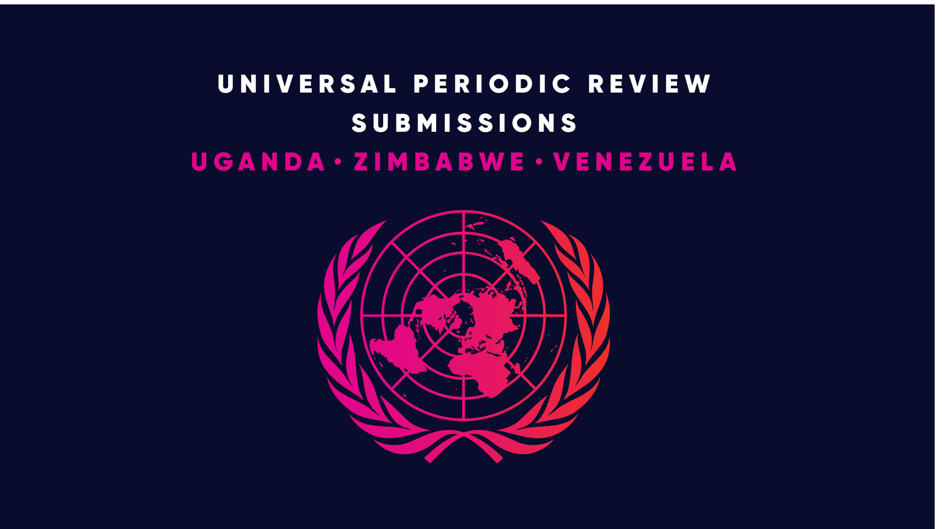 HRF Brings UN Attention to Rights Abuses in Venezuala, Uganda, and Zimbabwe Web Header