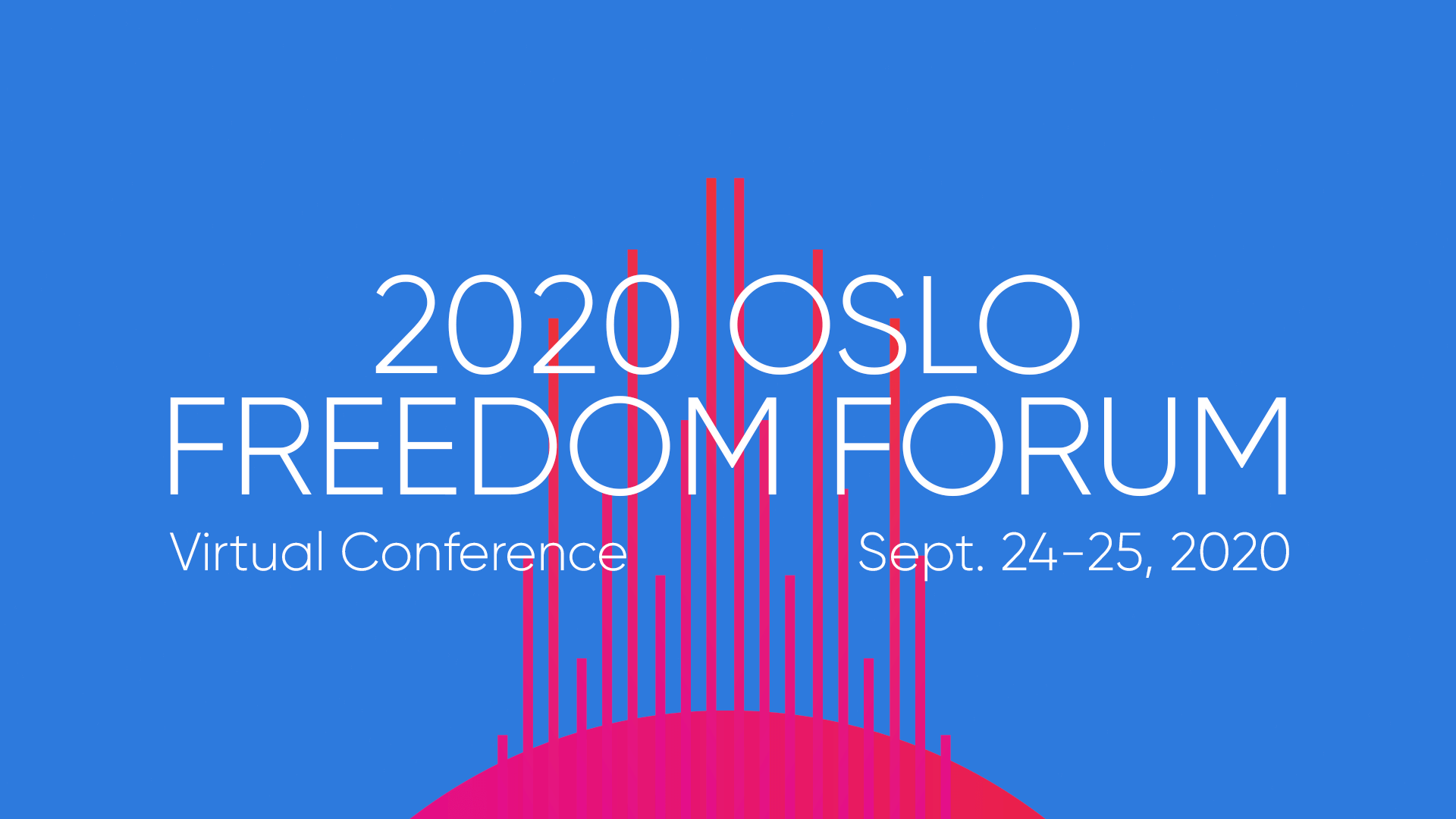 Announcing the 2020 Oslo Freedom Forum - Web Header