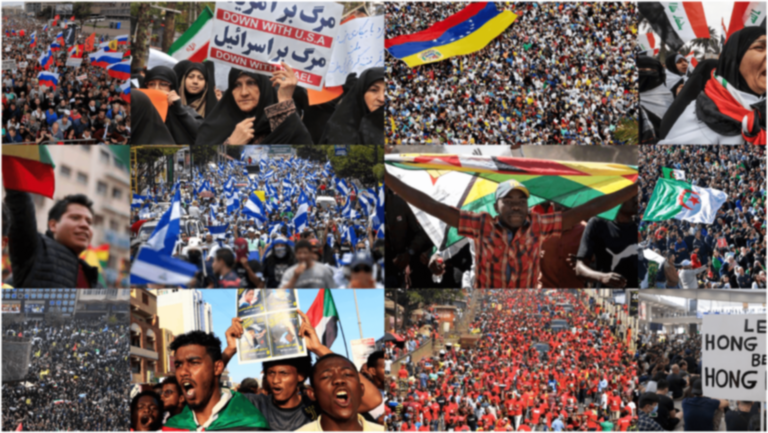 The State of Protest: Russia, Egypt, Bolivia, Iraq, Guinea, and Iran - Web Header