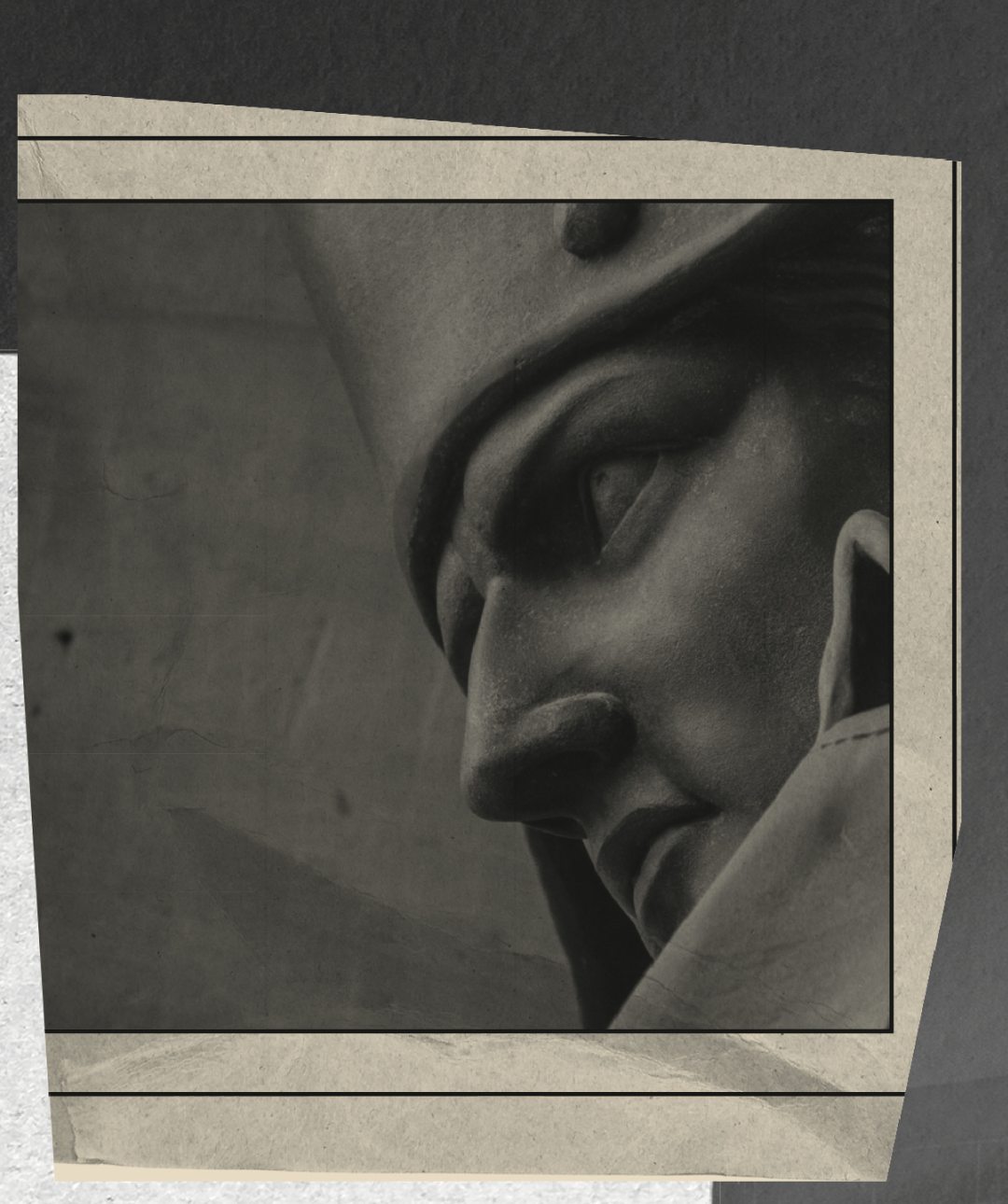Altered States - Enigmas cover showcasing face of greek statue