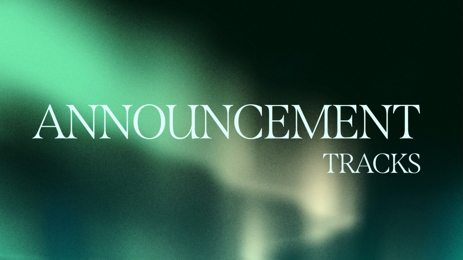 off 25' Track Announcemnet