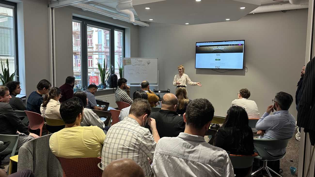 Bitcoin workshop at the Friedrich Naumann Foundation, Frankfurt