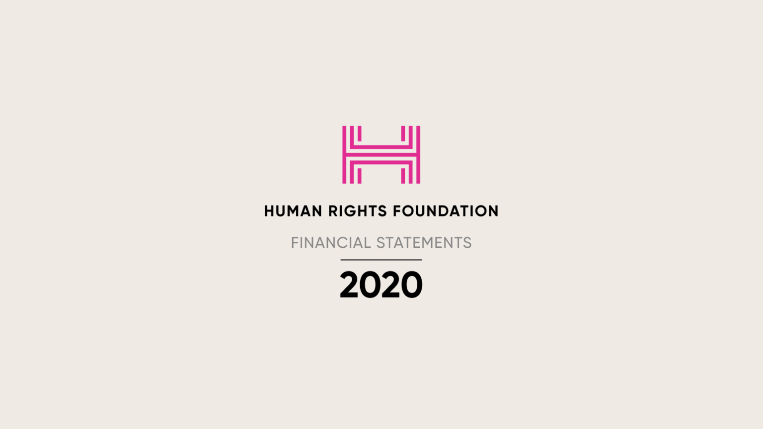 Financial Statements 2020