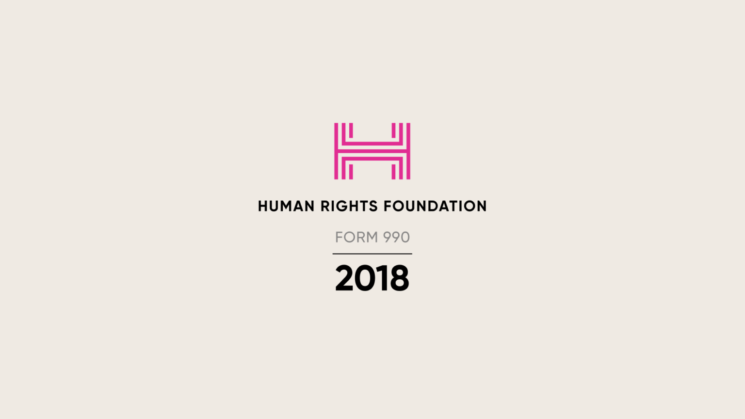 Form 990 2018