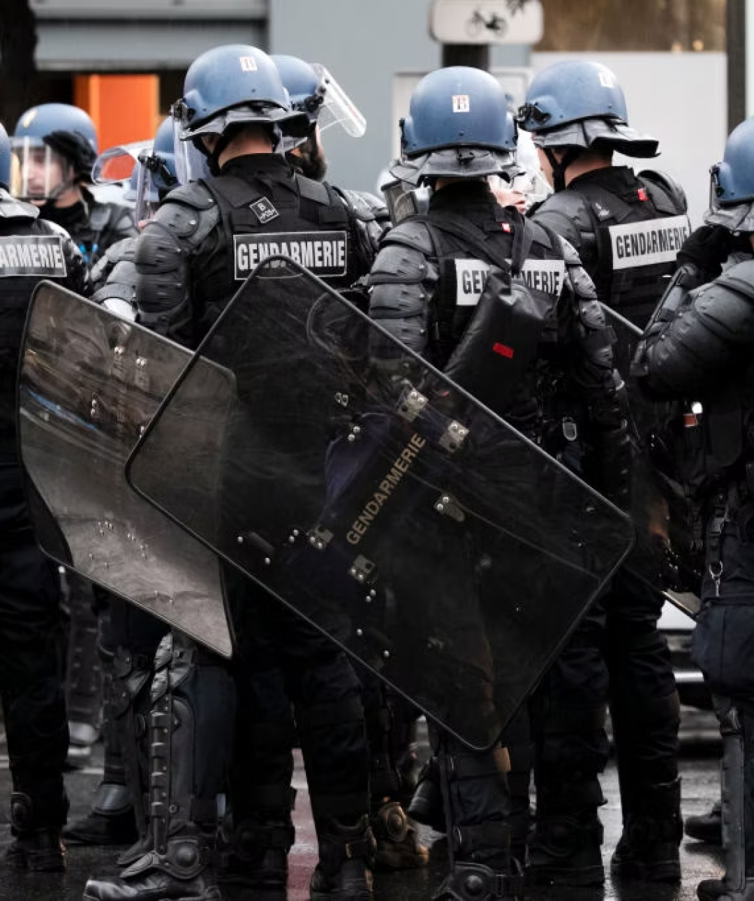 Authoritarian Qatar puts 2,000 cops and armoured cars on the streets of Paris