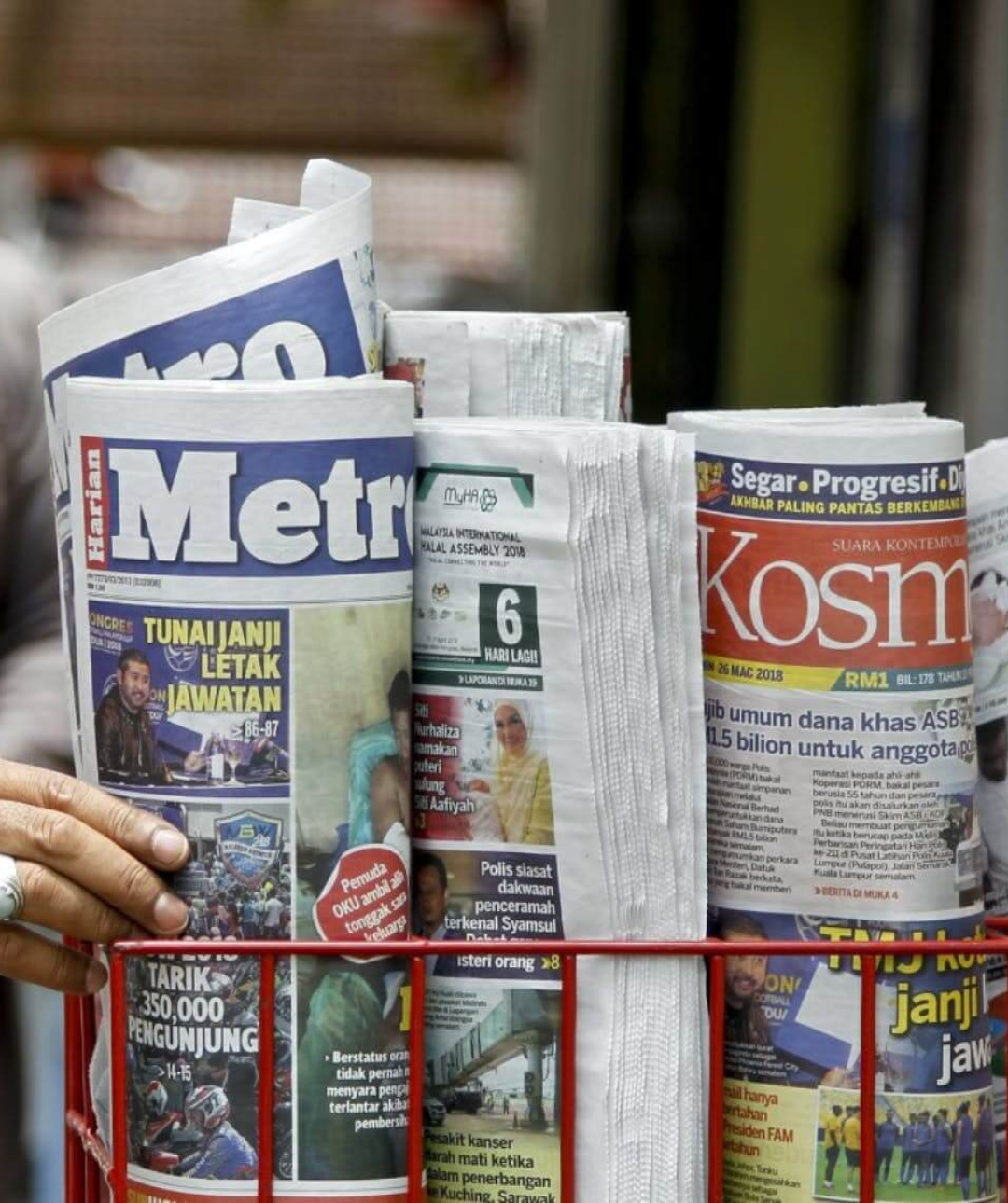 Malaysia Proposes Law to Fight ‘Fake News’ Ahead of Election