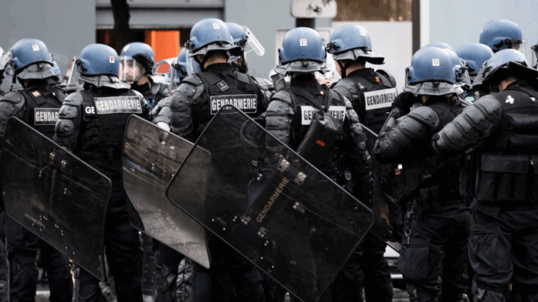 Authoritarian Qatar puts 2,000 cops and armoured cars on the streets of Paris