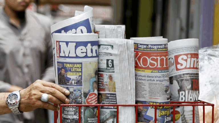 Malaysia Proposes Law to Fight ‘Fake News’ Ahead of Election
