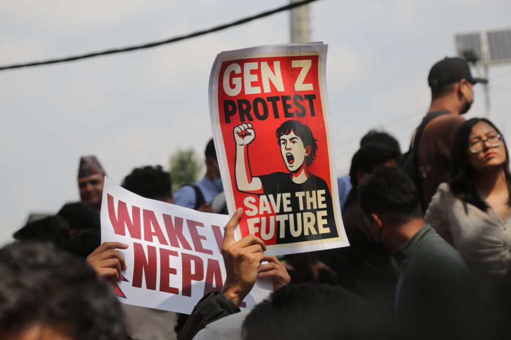 Anti-government protest in Kathmandu