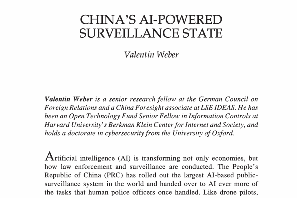 China's AI-Powered Surveillance State