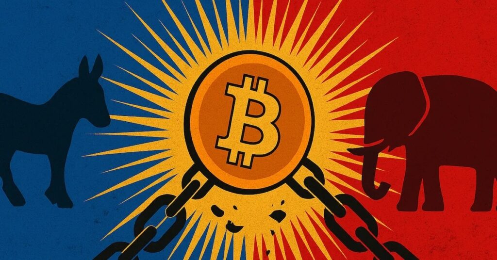 Democrat Republican Bitcoin