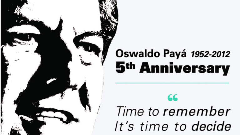 HRF Joins Cuba Decide to Honor Oswaldo Payá on the 5th Anniversary of his Death