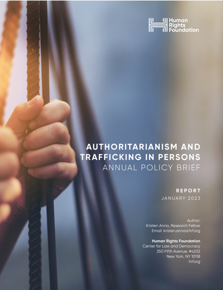 Authoritarianism and Human Trafficking Annual Policy Brief