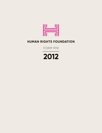 Form 990 2012