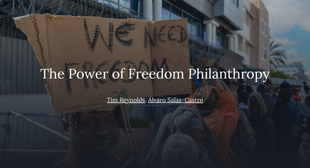 The Power of Freedom Philanthropy