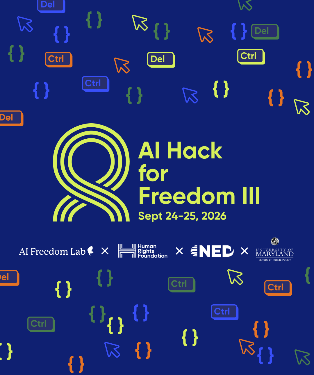 HRF Co-sponsors AI Hack for Freedom III in Washington, D.C., Sept. 24–25