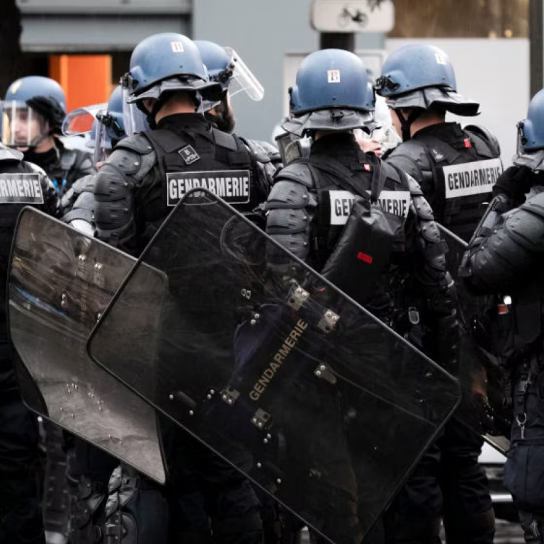 Authoritarian Qatar puts 2,000 cops and armoured cars on the streets of Paris